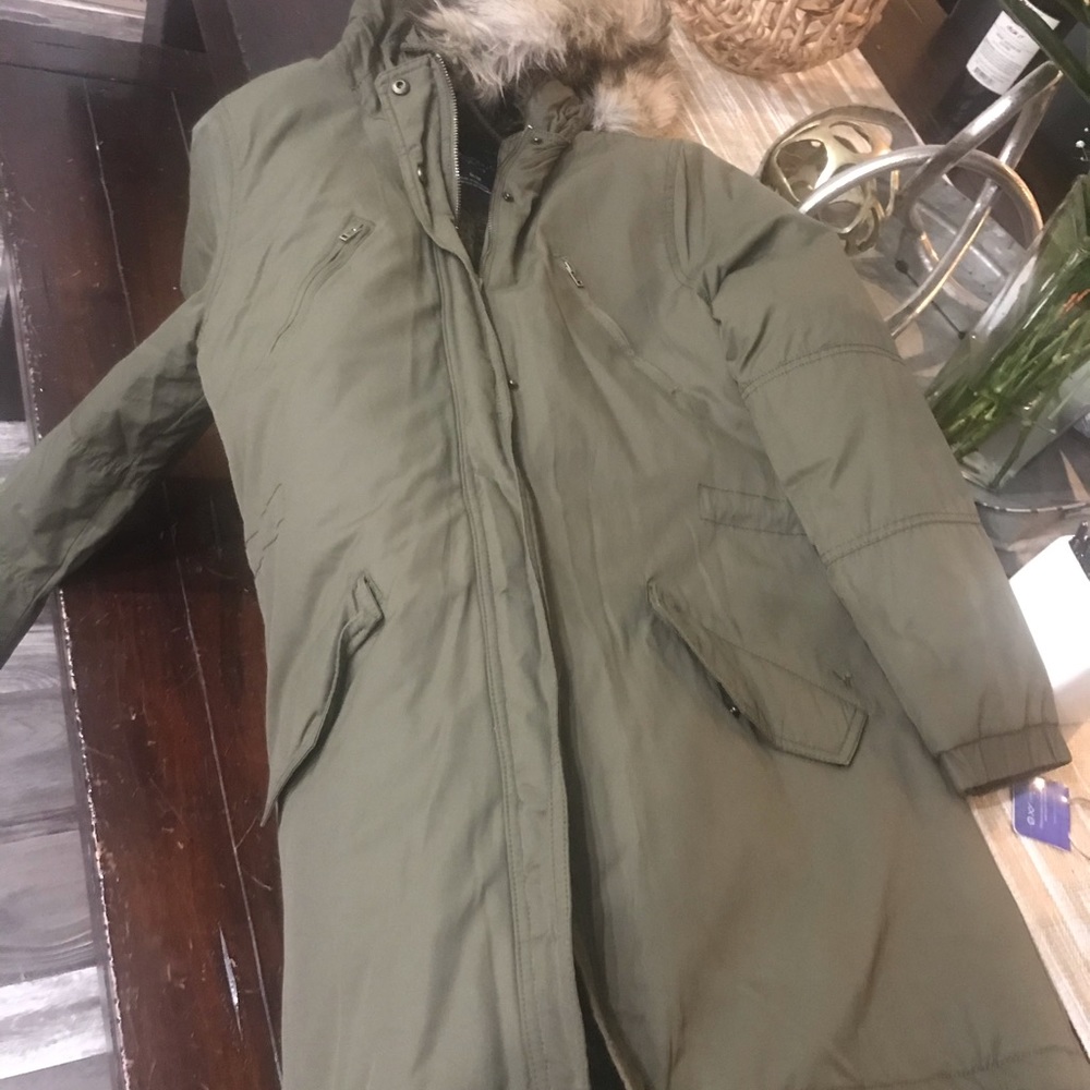 AE army green jacket